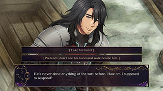 The choice to take Ran's hand